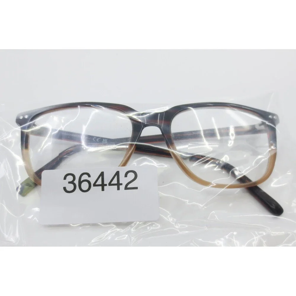 Marchon NYC M-3508 205 Eyeglass Frames Tortoise Honey Rectangular 55-18-145 Mens